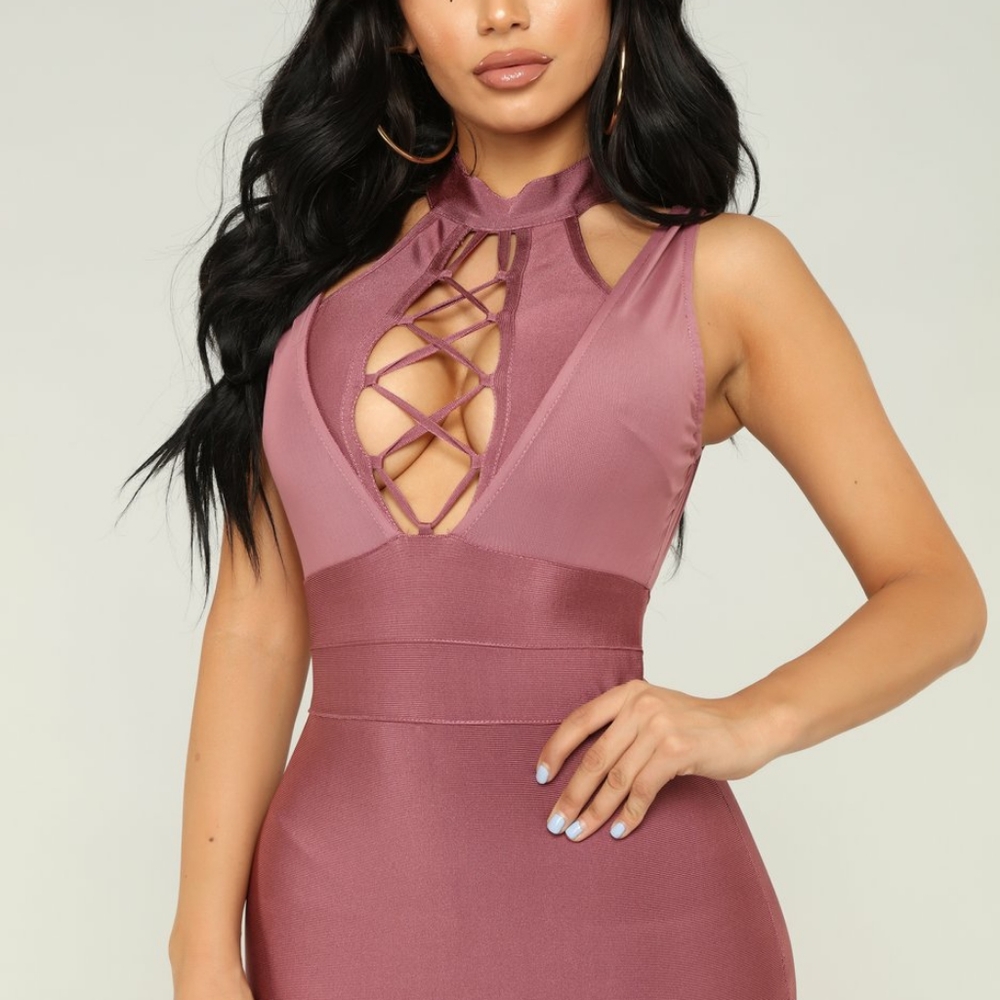 Weekends Only Midi Dress - Mauve
